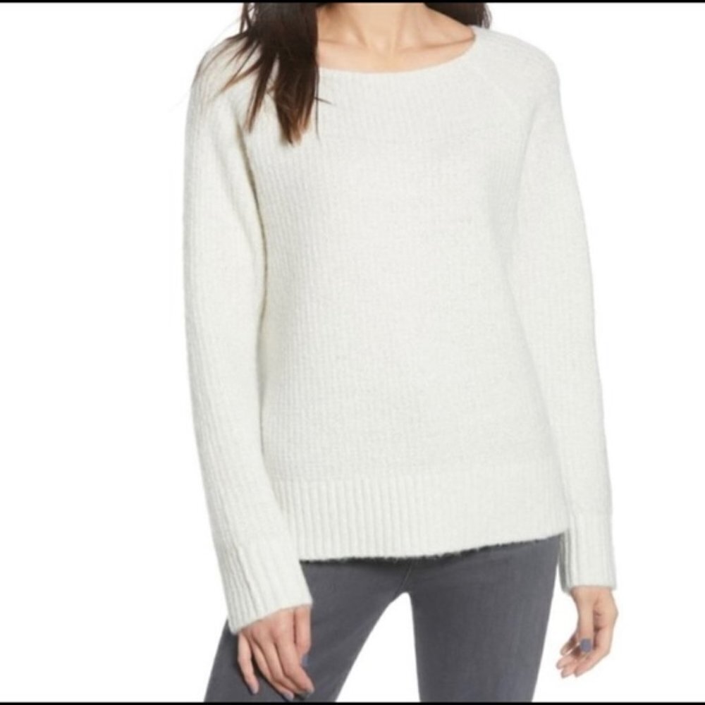 NWT Chelsea28 Metallic Ribbed Sweater - Picture 4 of 5